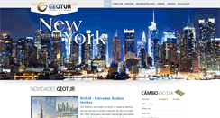 Desktop Screenshot of geoturbrasil.com.br